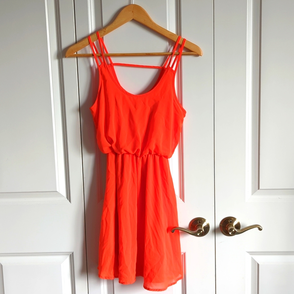 Orange Mini Sundress